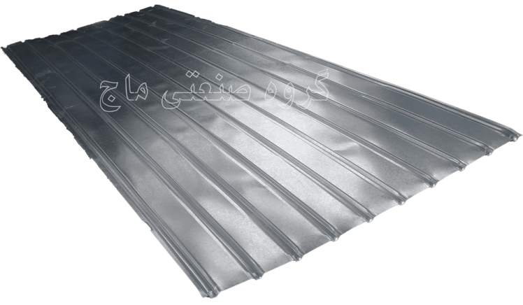 ورق شیروانی گالوانیزه ضخامت 40 طرح دامپا لمبه برند هفت الماس 1 متر مربع