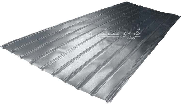 ورق شیروانی گالوانیزه ضخامت 48 طرح دامپا لمبه برند هفت الماس 1 متر مربع